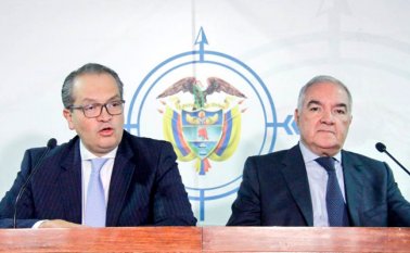 La Procuraduría y la Contraloría se pronunciaron este jueves en una rueda de prensa.  Tomada de Twitter