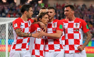 Croacia enfrentará a Argentina en Nizhni Novgorod el próximo jueves. AFP