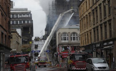 El edificio fue diseñado por el arquitecto Charles Rennie Mackintosh. AFP