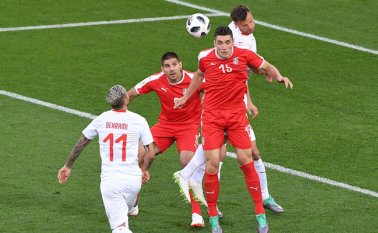 El encuentro terminó 2-1 a favor de Suiza.   AFP