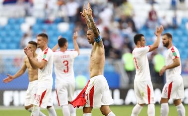 Victoria de Serbia en su debut. Getty Images