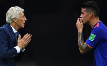 "Senegal tiene cuatro puntos, es potente con muy buenos jugadores", señaló el técnico de Colombia, José Néstor Pékerman. AFP