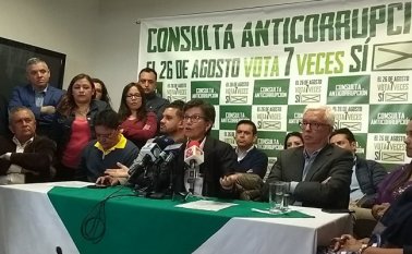 Los promotores de la iniciativa presentaron, ayer, los alcances del mecanismo de participación y el trabajo que adelantarán en favor del ‘Sí’, en las próximas semanas. Tomada de Twitter
