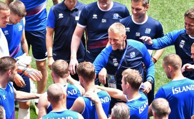 Los islandeses vieron truncado su buen inicio mundialista ante Argentina con una derrota ante la 'Super Águilas' nigerianas (0-2), que les ha complicado la clasificación. AFP