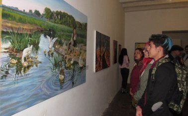 El museo de arte moderno Eduardo Ramírez Villamizar fue el espacio elegido para dar apertura al Primer Salón del Artista Pamplonés. Roberto Ospino
