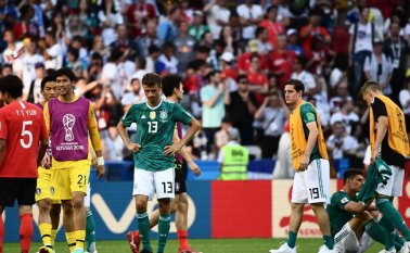 Se le acabó el mundial a la tetracampeona del mundo. AFP