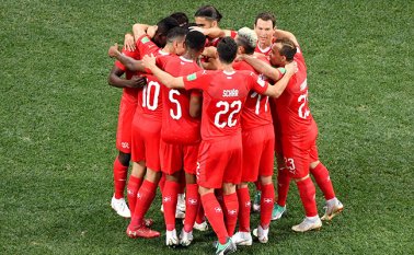 Este miércoles Suiza empató 2-2 con Costa Rica.  AFP