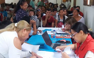 Luis Daniel Peñaranda Rolón, director de la Unidad para las Víctimas, indicó que esta jornada se llevó a cabo en las instalaciones de la Biblioteca Julio Pérez Ferrero, en Cúcuta Cortesía