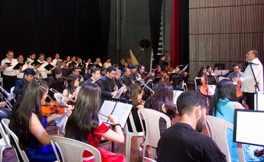 Orquesta Sinfónica de la escuela de música Sistema Pedagógico. Alfredo Estévez