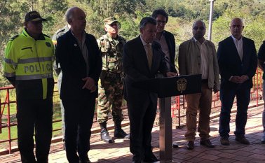 El ministro reveló los avances que registra este centro penitenciario. Colprensa