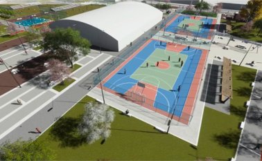 El área donde se construirá El Parque Recreodeportivo Los Patios es de 2.1 hectáreas, y podrá ser disfrutado por los habitantes del área metropolitana. Alfredo Estévez