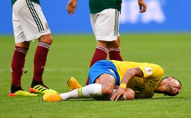 Neymar, delantero de la Selección de Brasil. AFP