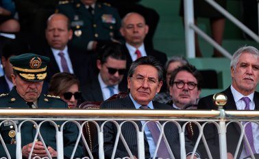 Fiscal General de la Nación, Néstor Humberto Martínez, junto a Enrique Peñalosa. Colprensa