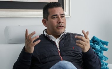 El representante cucuteño Alejandro Carlos Chacón, del Partido Liberal, es el más firme candidato a ocupar la Presidencia de la Cámara, desde el 20 de julio. Archivo
