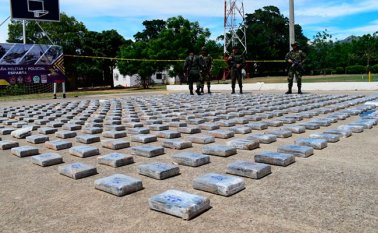 Incautación de 511.06 kilos de clorhidrato de cocaína y 4.386 de cocaína en proceso. La Policía