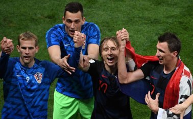La Selección de Croacia se ha convertido en el equipo revelación del Mundial al llegar a la final. AFP