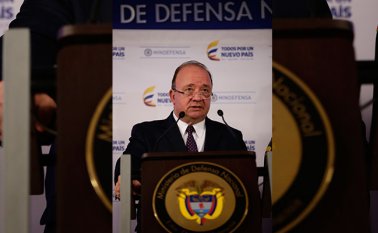 El jefe de la cartera de defensa consideró que no hay una Fuerza Pública eficaz y capaz de reaccionar como las autoridades colombianas. Colprensa