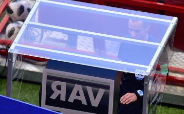 Gianni  Infantino destacó también que gracias al VAR "no ha habido ninguna tarjeta roja por actitud violenta" AFP