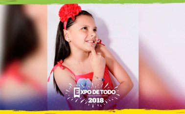 Esta pequeña de 10 años comenzó participando en Festivales Intercolegiados de la canción en Cúcuta. Cortesía