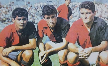 Germán ‘El Burrito’ González, Walter Sosa y Omar Vedún.  Cortesía