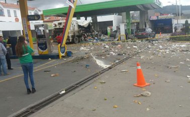 Una acumulación de gases provocó la explosión. Colprensa
