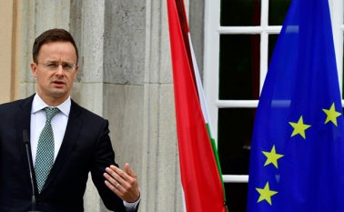 El ministro de Relaciones Exteriores húngaro, Peter Szijjarto. AFP