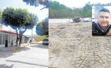 Sobre la arena quedaron marcados los neumáticos de la camioneta de Orman Javier Ruíz, la misma en que fue plagiado. Del otro lado del río, está Venezuela. Cortesía