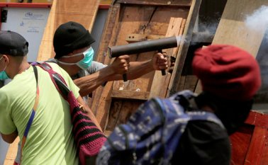 Pese a los pedidos de la comunidad internacional, el presidente de Nicaragua, Daniel Ortega, retomó el control de Masaya con un bombardeo que dejó tres muertos y decenas de heridos. AFP