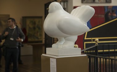 Símbolo de paz. Colprensa