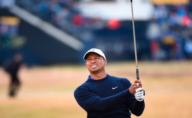 Después de tres años de ‘infierno’ Tiger Woods vuelve al Abierto Británico en su mejor forma. AFP