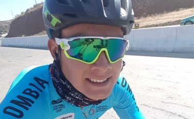 Rodrigo Contreras, ciclista colombiano. Twitter