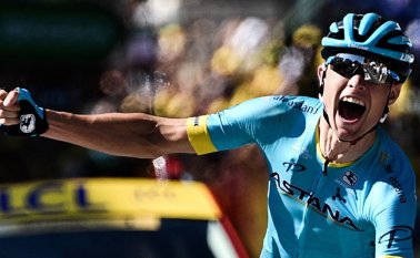 Magnus Cort Nielsen, ciclista danés. AFP