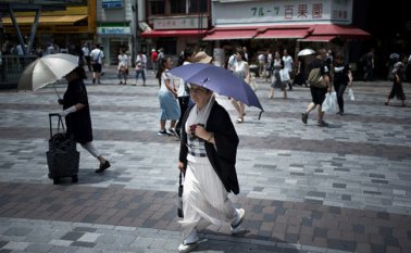Dos semanas antes, se habían contabilizado 15 muertos por el mismo fenómeno del calor. AFP