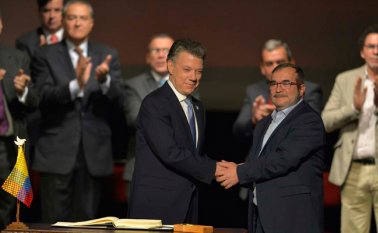 Según la ONU, pese a los avances, el proceso de paz colombiano sigue marcado por altos niveles de incertidumbre. AFP