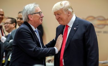 Ha revelado tener pocas esperanzas de que el encuentro resuelva la enconada guerra comercial. AFP