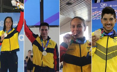 Los deportistas se siguen destacando en las competencias. Colprensa