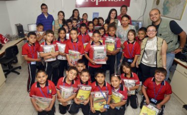 Estudiantes de tercer grado. Juan Pablo Bayona / La Opinión