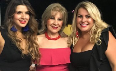 Kerin Portillo, Mirian de Portillo y Johana Portillo. Cortesía