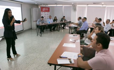 El IMAE se presentó ayer en las instalaciones de la Cámara de Comercio de Cúcuta. Juan Pablo Cohen