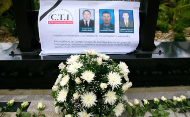 Douglas Dimitry Guerrero, Willington Montenegro Martínez y Jair Alfonso Montenegro Galindes, fueron atacados con armas de fuego de largo alcance, en Tumaco. Colprensa