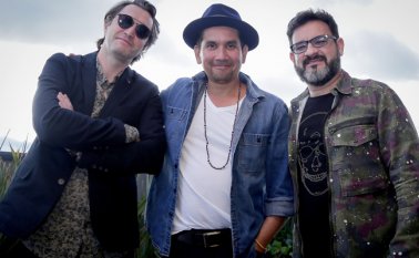La agrupación de pop latino Bacilos estrenará el álbum ‘Dónde nos quedamos’. Jorge Villamizar, André Lopes y José Javier Freire, los integrantes. Colprensa
