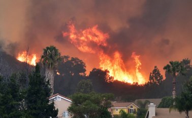 California, en Estados Unidos, es una de las regiones del mundo más impactada en la actualidad por los voraces incendios. AFP