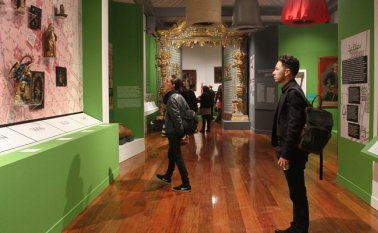 En el recorrido los visitantes pueden apreciar 60 piezas propias y del Museo Nacional que narran la historia del arte colonial. Colprensa