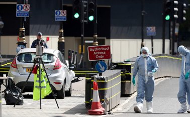 El ataque dejó tres personas heridas. AFP