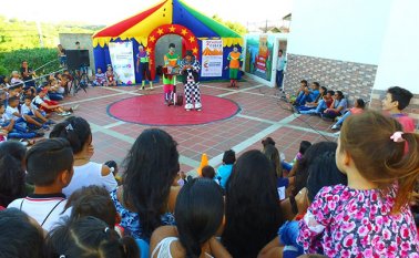 Los niños y jóvenes de Cúcuta están disfrutando con los espectáculos de arte circense que se programaron como parte del Festival. Este viernes, a las 4 de la tarde, hay función en el Centro Cultural Quinta Teresa Cortesía