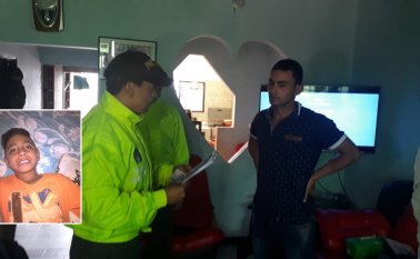 El capturado era la pareja actual de una tía de Meneses. Cortesía