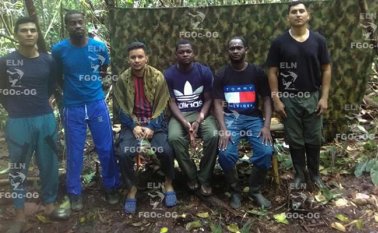 Foto publicada por el Eln