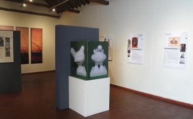 En el museo Antón García de Bonilla se encuentra la exposición sobre el presente, pasado y futuro de los procesos de paz en Colombia. Cortesía