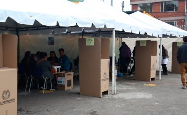 La Registraduría está adelantando toda la logística necesaria para que los colombianos puedan salir a las urnas el próximo domingo. Colprensa