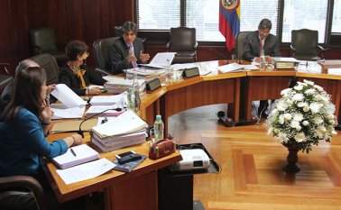 La norma fue aprobada con una votación de ocho magistrados a favor y ninguno en contra. Colprensa